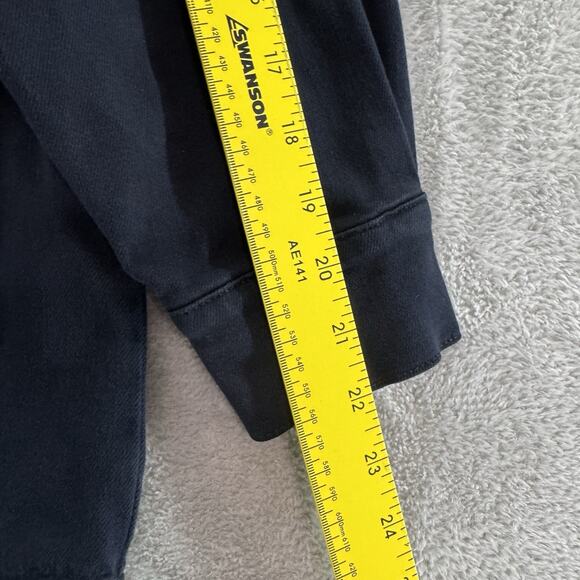 Good American Shacket Womens 4/XL Black Vintage Wash Button Up Jacket Shirt - Picture 11 of 13